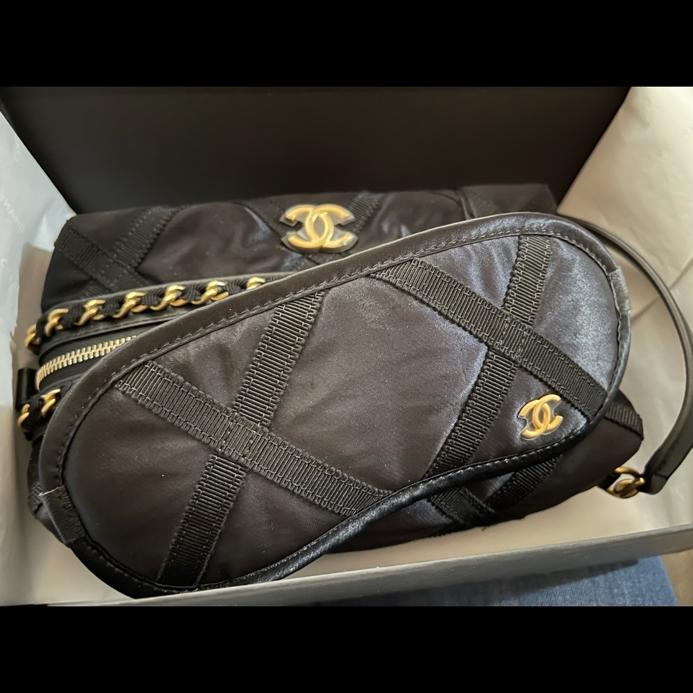 SOLD CHANEL Travel bag and Sleep mask